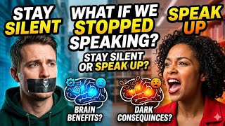 What If We STOPPED Speaking? 🗣️ Stay Silent or Speak Up? (Brain Benefits & Dark Consequences)