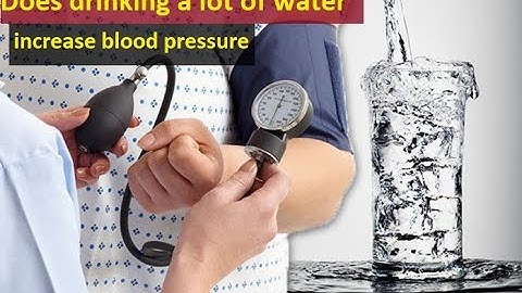 Does drinking a lot of water help lower blood pressure