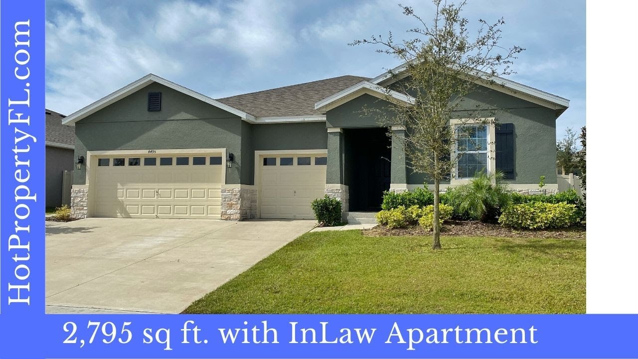 Ranch Home w/ Inlaw suite Clermont, FL 4 Bedrooms, 3.5 Baths, Den, 2,795 sq ft YouTube Ranch Home w/ Inlaw suite Clermont, FL 4 Bedrooms, 3.5 Baths, Den, 2,795 sq ft YouTube