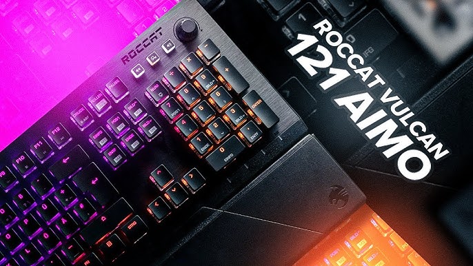 Roccat Vulcan 121 Aimo Keyboard Review: Beauty and a Beast - KeenGamer