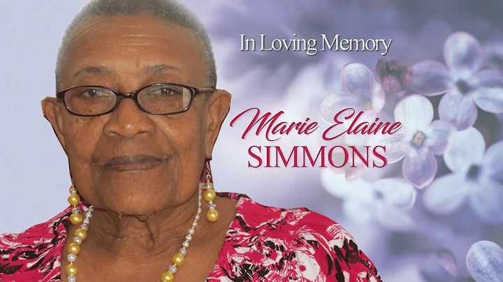 Celebrating the Life of Marie Elaine Simmons