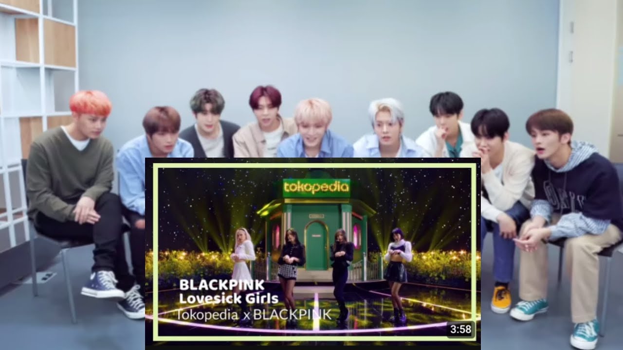 NCT127 Reaction to Blackpink 'Love sick Girl's' Tokopedia Performance (Fanmade 💜)