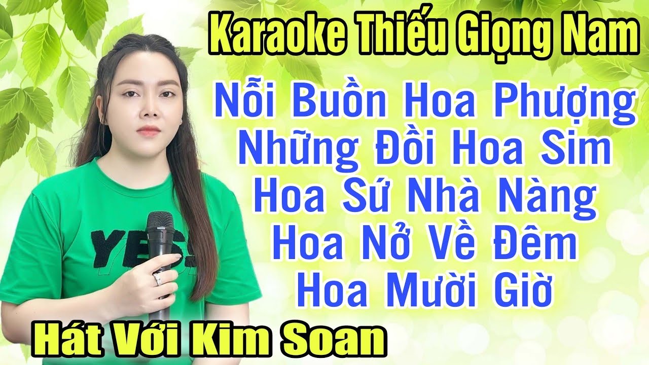 Karaoke Song Ca |  | Thiếu Giọng Nam | Hát Với Kim Soan | Song Ca Với Ca Sĩ