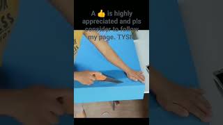 Perfect foam cutting technique #shorts