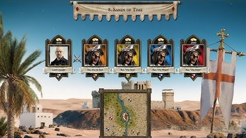 1 🆚 4 Stronghold crusader definitive edition classic trails Mission # 8 Sands of time