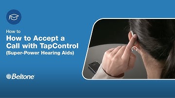 How to Accept a Call With TapControl (Super-Power Hearing Aids) | Beltone