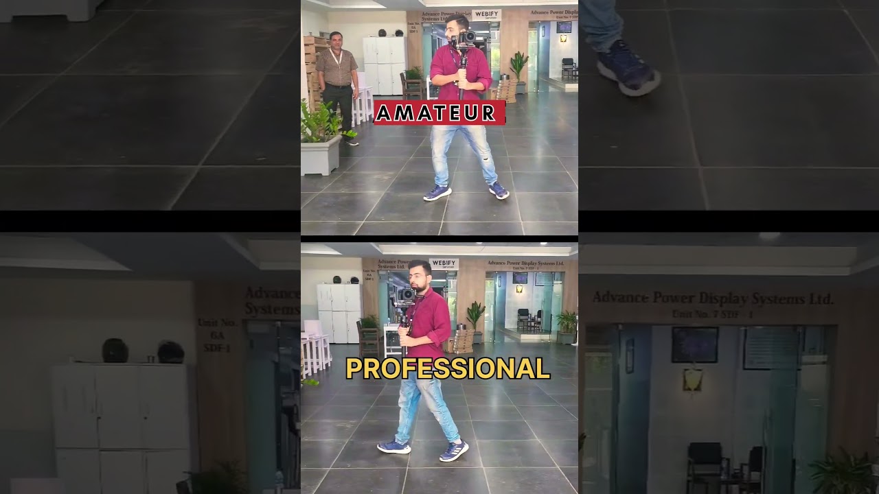 Amateur Filmmaker vs Professional Filmmaker | Pro tip to use RS 4 