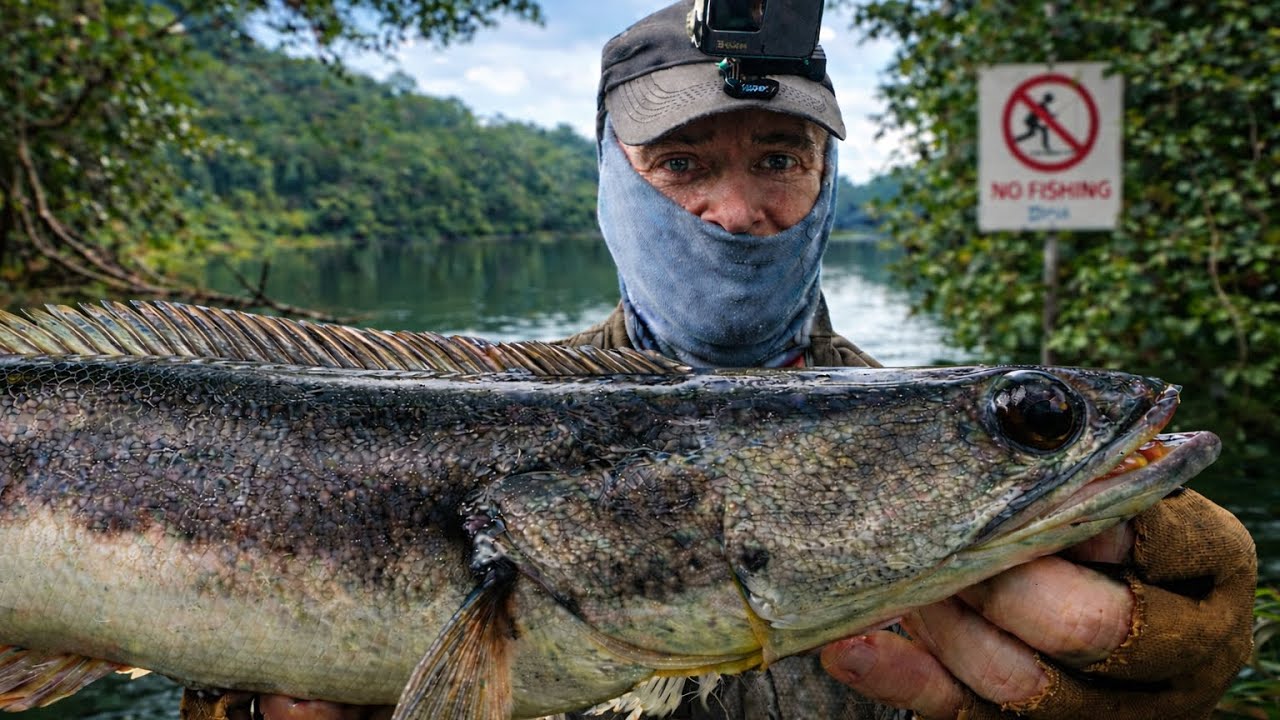 Рыбалка в Запретном водохранилище Сингапура? | МакРичи