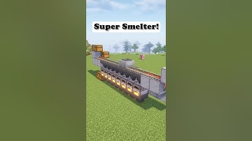 Easy Super Smelter Tutorial For Minecraft 1.21.5+ | #shorts #trending #ytshorts #gaming #minecraft