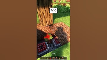 Tree Trap 🌳 Minecraft #shorts