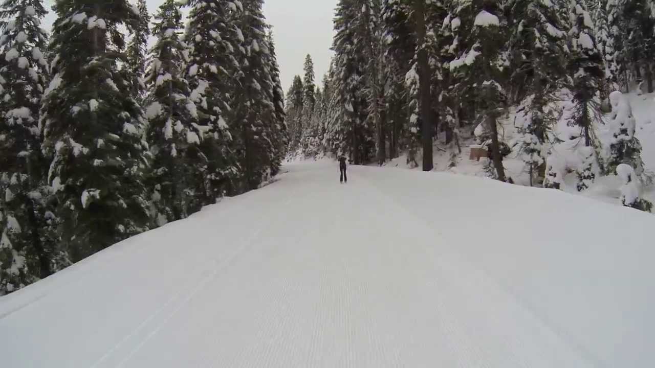 yosemite Cross Country Skiing Badger Pass today YouTube