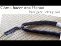 Cómo hacer una Hanao usando una máquina de coser y un patrón