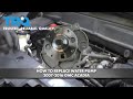 How To Replace Water Pump 2007-16 GMC Acadia