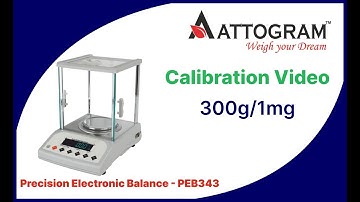 PEB343 - Calibration Video for Precision Balance