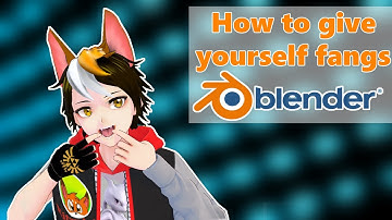 How to get your VTuber fangs out [Blender Tutorial]