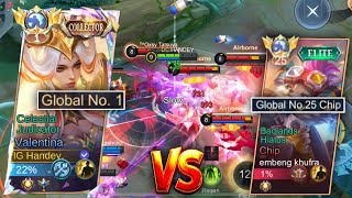 ROAD TO GLOBAL 1 VALENTINA!! EXCITING MATCH BETWEEN GLOBAL VALENTINA AND GLOBAL 25 CHIPS!! 🔥