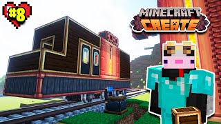 ✅Construí un TREN DE LIQUIDOS FUNCIONAL en mi survival minecraft CREATE