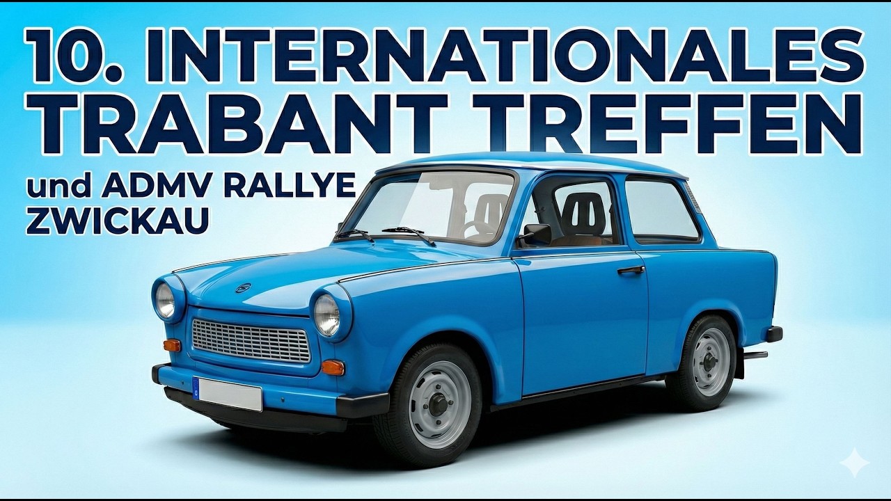 Originalaufnahmen vom 10. internationalen Trabant Treffen und ADMV Rallye Zwickau 1975