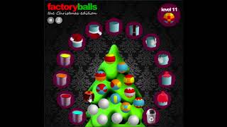 Factory Balls Christmas Edition: Level 11 -- Cool Math Games Walkthrough