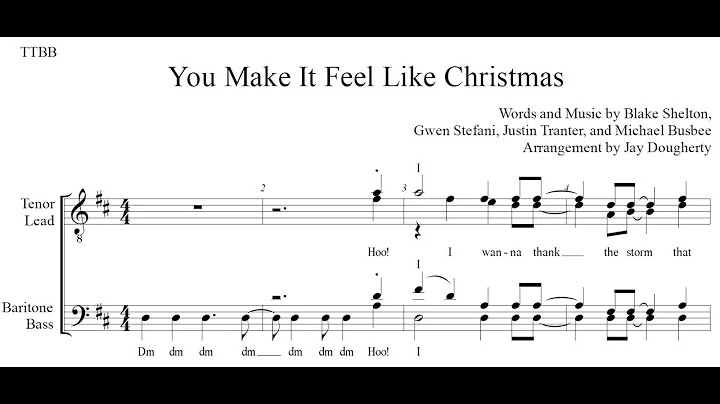 You Make it Feel Like Christmas, - arr. Jay Doughe...