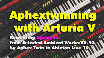 Recreating Aphex Twin 