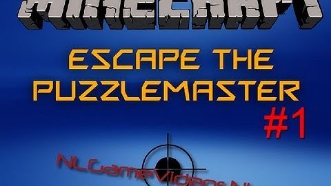 Minecraft: Custom map - Escape the Puzzlemaster #1 (1.4.7 Dutch)