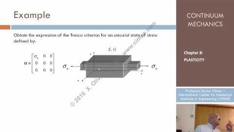 Continuum Mechanics – Ch8 - Lecture 14 – Yield Surfaces