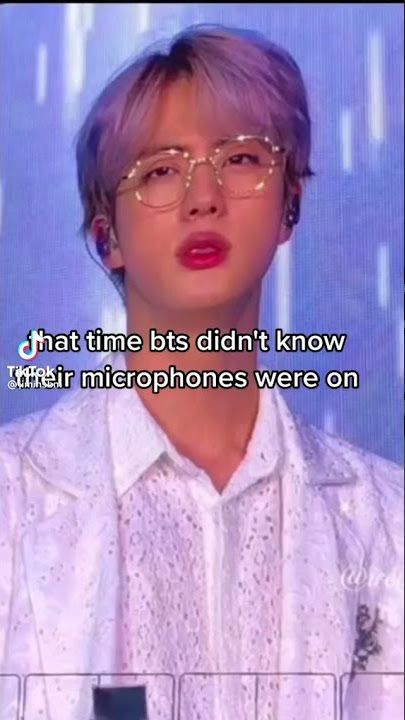 That time BTS didn't know their mics were on.😂🤣