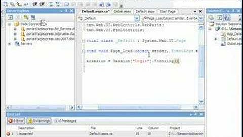 VARIABLES DE SESION Y VARIABLES DE APLICACION ASP.NET