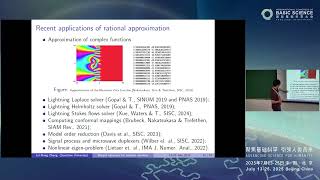 Lei-Hong Zhang: Recent Advances in Algorithms for Rational Minimax Approximations #ICBS2025