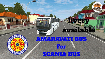 APSRTC Amaravati bus for Scania bus | In Telugu | BY:-SKM