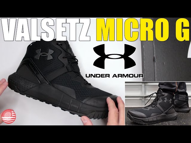 Under Armour Men's UA Micro G Valsetz Mid Leather Waterproof Tactical –