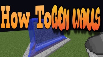 ✔ Minecraft: How To Gen Cobble Walls *Fastest Way & Easy*