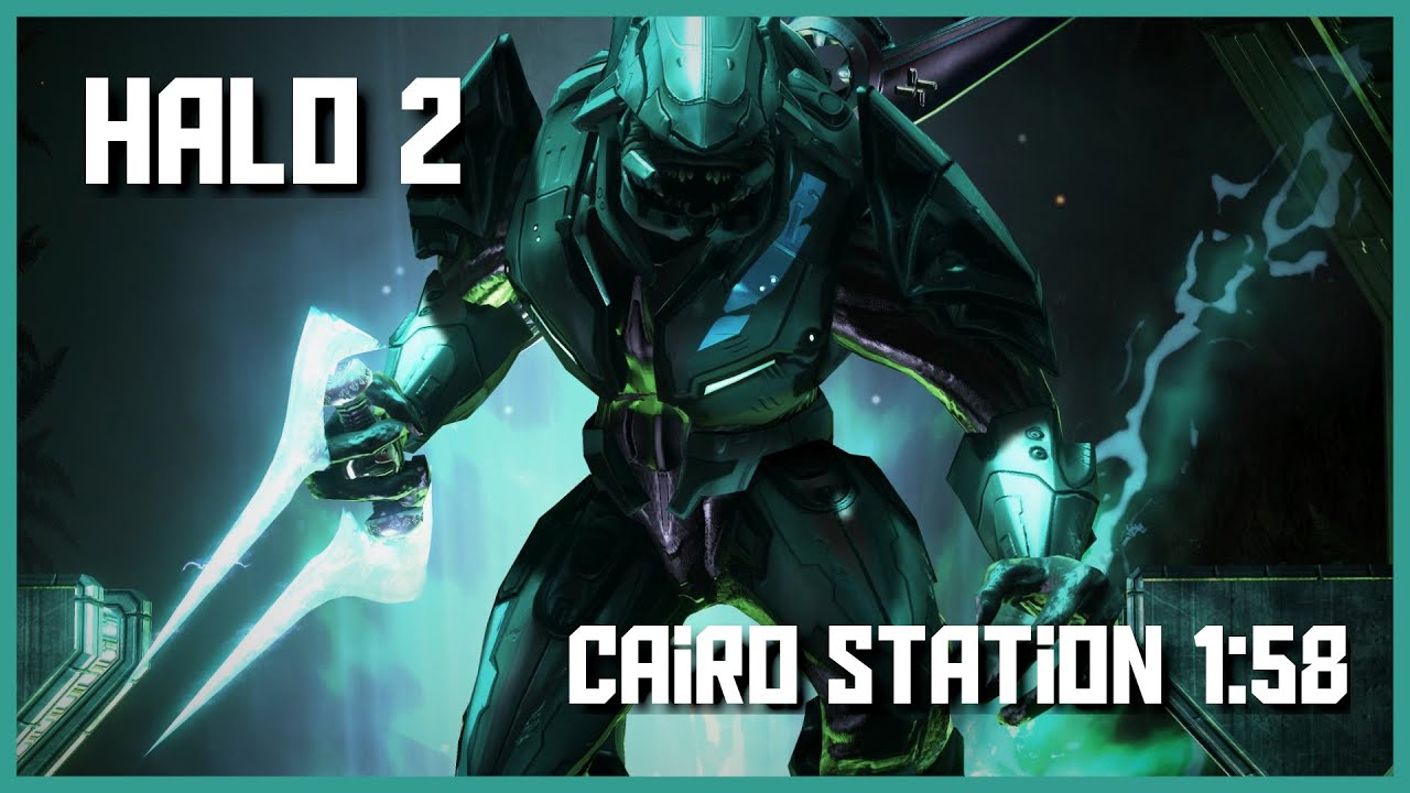 [World Record] Halo 2 Cairo Station Acrophobia Coop 158 YouTube