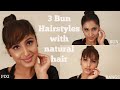 Fake PIXI and BANGS with natural hair| heatless hairstyle for fine and thinning hair | Hindi