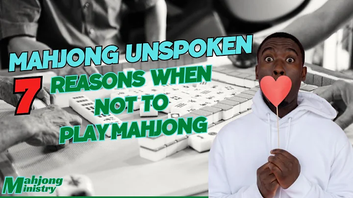 7 Unspoken Reasons not to play Mahjong - DayDayNews