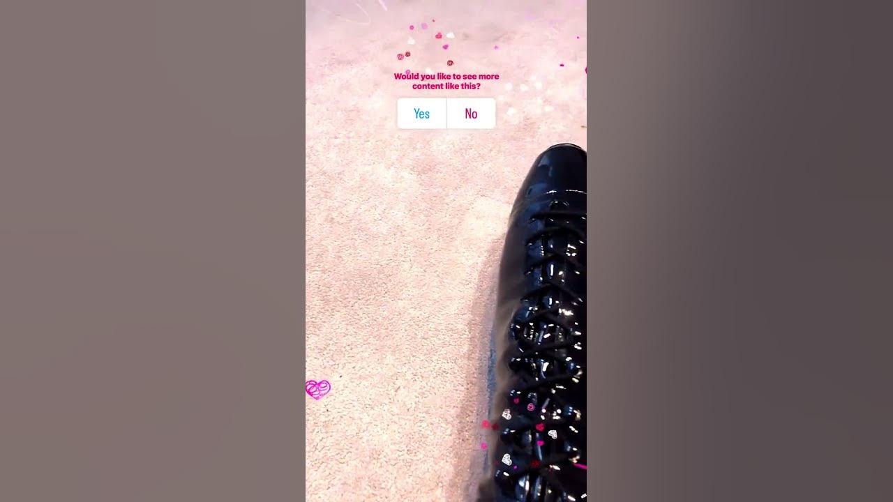 Squeaking In Her Shiny Black Patent Leather Lace Up Ballet Boots YouTube squeaking-in-her-shiny-black-patent-leather-lace-up-ballet-boots-youtube