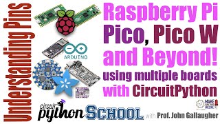 Famous Pico, Pico W & Beyond: Intro to Pins, CircuitPython Pin Map Script, Breadboards, Safety, & NeoPixels Wealth