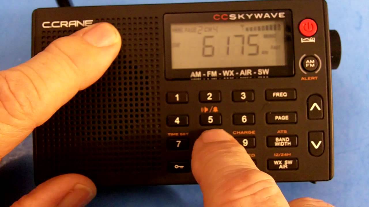 TRRS #0478 - CCrane Skywave Radio - External Antenna 