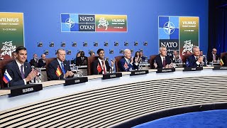 NATO leaders gathered at the summit meeting