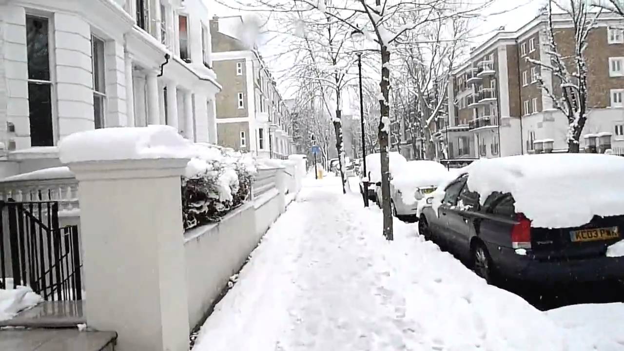 Snow in London - LX3 HD - YouTube