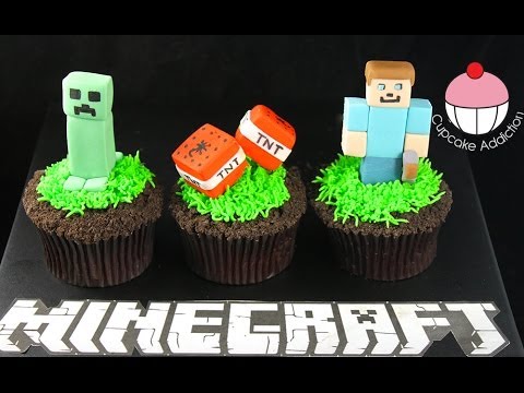  MINECRAFT  CUPCAKES  For childrens
