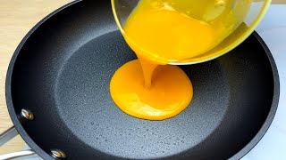 Fry eggs this way, the result is delicious! 2 quick and easy recipes # 245