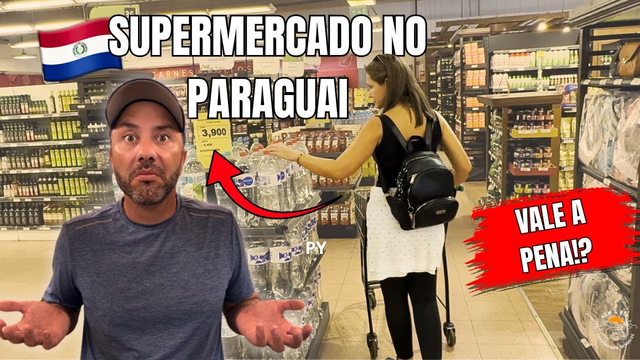 Entramos de MOTORHOME no PARAGUAI: E fomos ao MERCADO! EP. 37