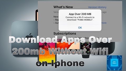 How To Download Apps Over 200MB Without WiFi on iPhone