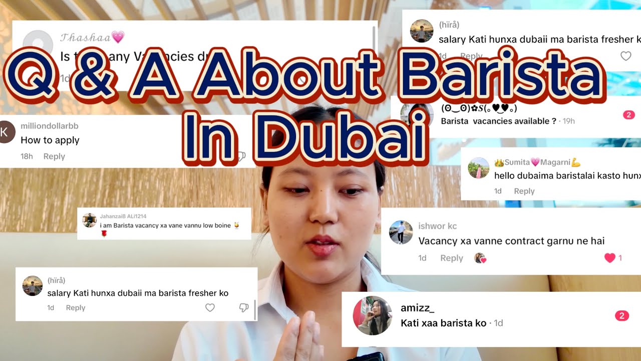 Q & A About Barista Life In Dubai