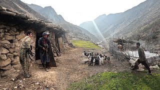 Nomadic Men without their Families in nomadic Village | Traditional Living in Modern World /2023/