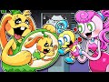 [Animation] My Family vs Your Family! | Bunzo Vs. Mommy! Poppy Playtime 2 Animation | SLIME CAT