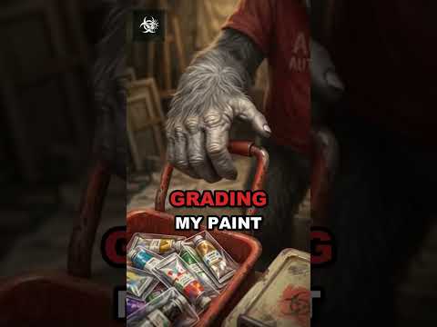 Acrid daily video — a guy is hoarding pokémon cards for doomsday. i started grading my paint tubes