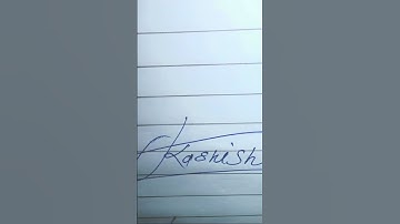 Signature video 👍 Comment your Name (✓)#viral #signature #shorts